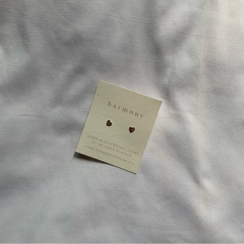 Heart Studs - Picture 1 of 5
